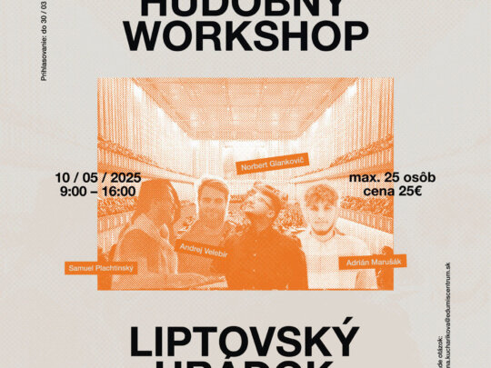 HUDOBNÝ WORKSHOP (Registračný poplatok)