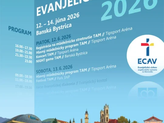 EVANJELICKÉ DNI 2026 (účastnícky poplatok)